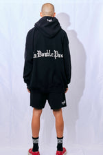 THE END KNIT P/O HOODIE BLACK