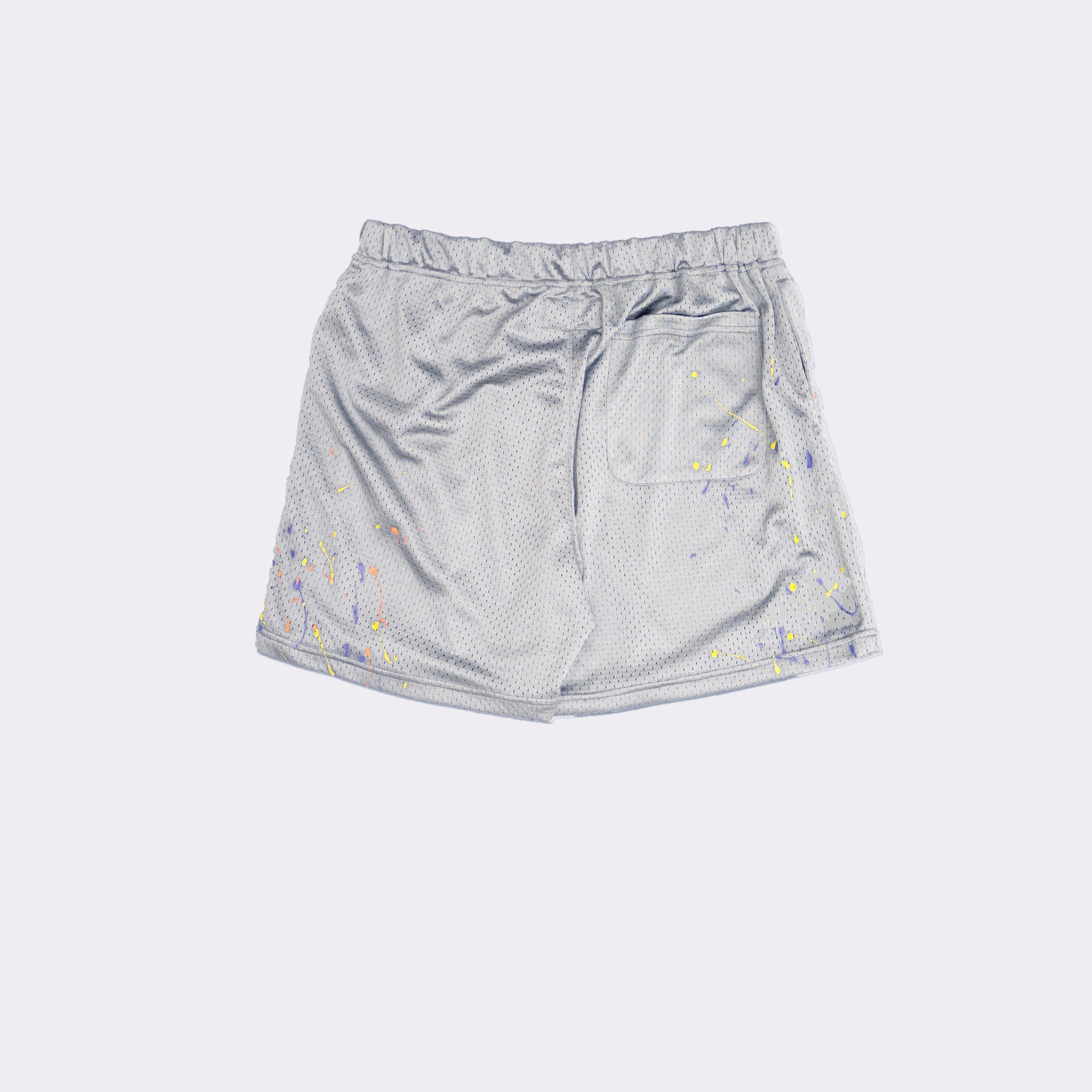 PAINTED WXXDER IN MESH SHORTS GREY – TAIN DOUBLEPUSH