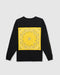 TAIN BANDANA LONG SLEEVE T-SHIRTS BLACK