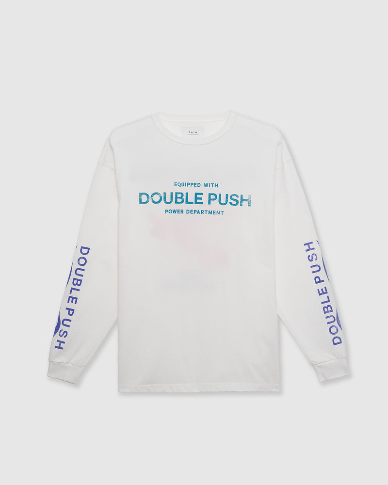POWER DEPARTMENT LONG SLEEVE T-SHIRTS WHITE