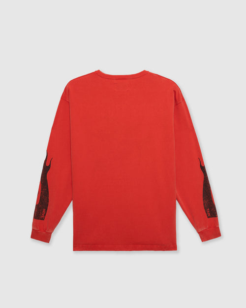 POWER DEPARTMENT LONG SLEEVE T-SHIRTS RED