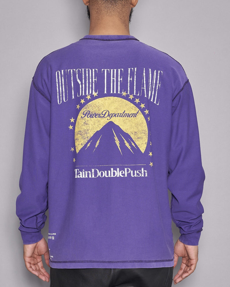 OUTSIDE THE FLAME REVERSIBLE LONG SLEVEE PURBLE
