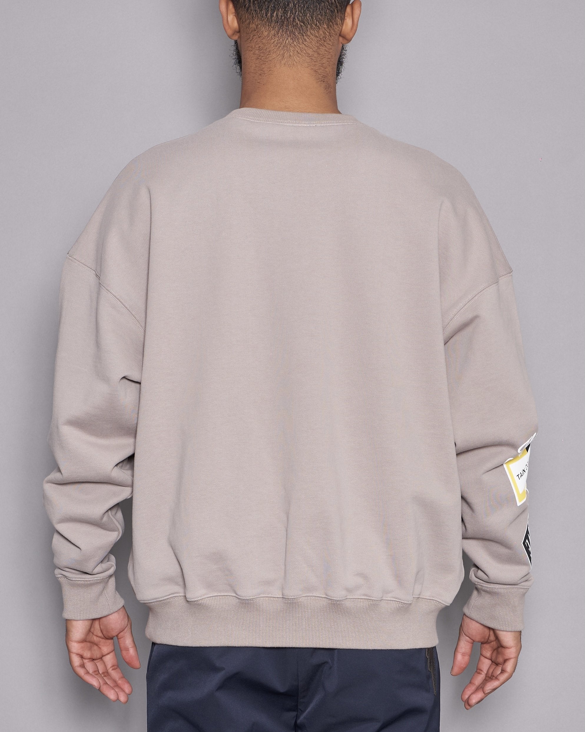 POWER DEPARTMENT HEAVY CREW SWEAT BEIGE – TAIN DOUBLEPUSH