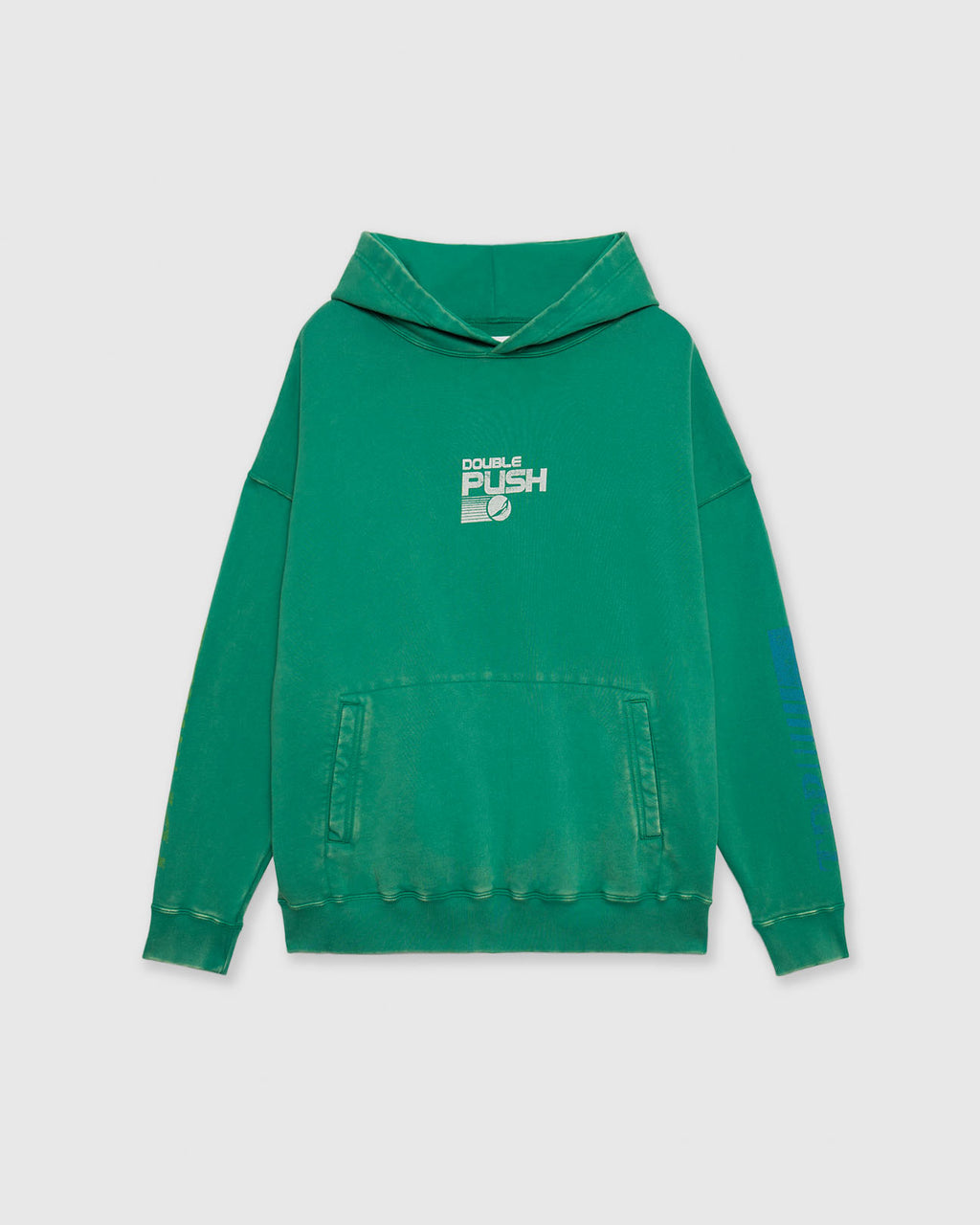 TAIN SWEAT HOODIE GREEN – TAIN DOUBLEPUSH