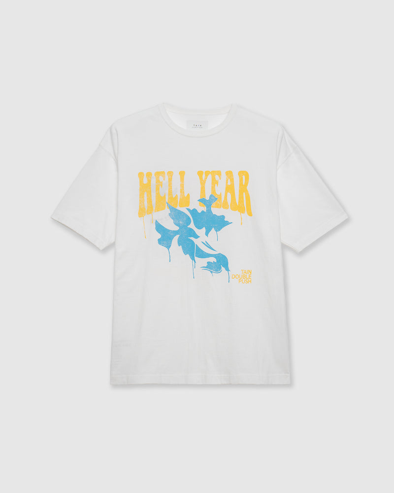 HELL YEAR SHORT SLEEVE T-SHIRTS WHITE
