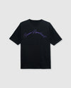 EMBROIDERY　SHORT SLEEVE T-SHIRTS BLACK