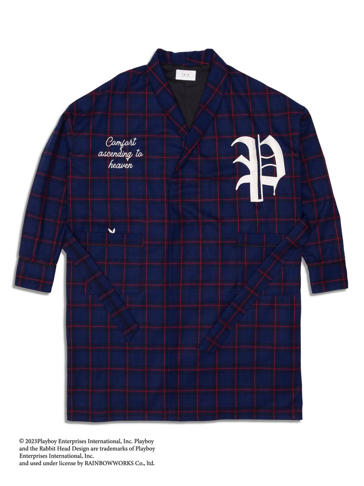 tain double push×playboy CHECK COAT TAIN×PLAYBOY – TAIN DOUBLEPUSH