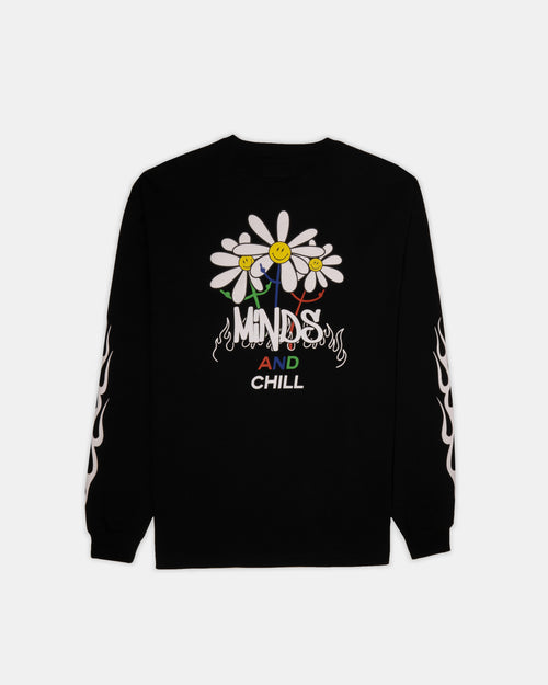 MINDS &amp; CHILL LONG SLEEVE BLACK