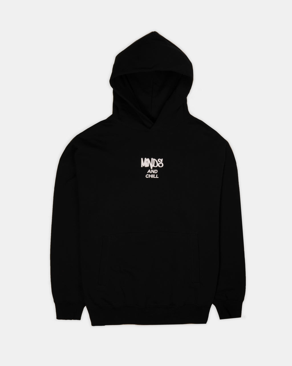 MINDS & CHILL HOODIE BLACK – TAIN DOUBLEPUSH