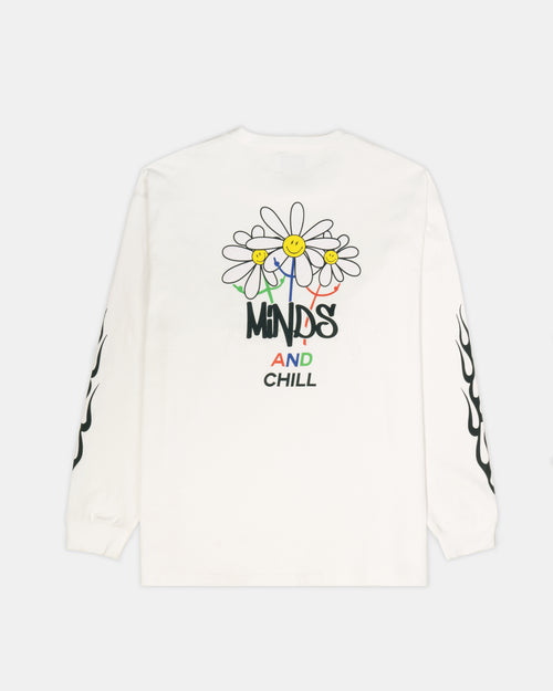 MINDS &amp; CHILL LONG SLEEVE WHITE