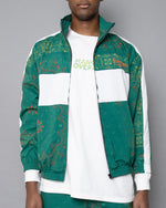 HANGOVER PAISLEY ZIP UP GREEN