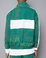 HANGOVER PAISLEY ZIP UP GREEN