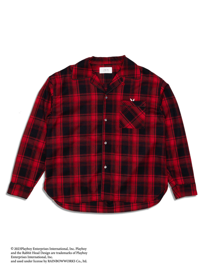 tain double push×playboy CHECK COAT TAIN×PLAYBOY – TAIN DOUBLEPUSH