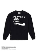 PLAYBOY AND CHILL LONG SLEEVE BLACK