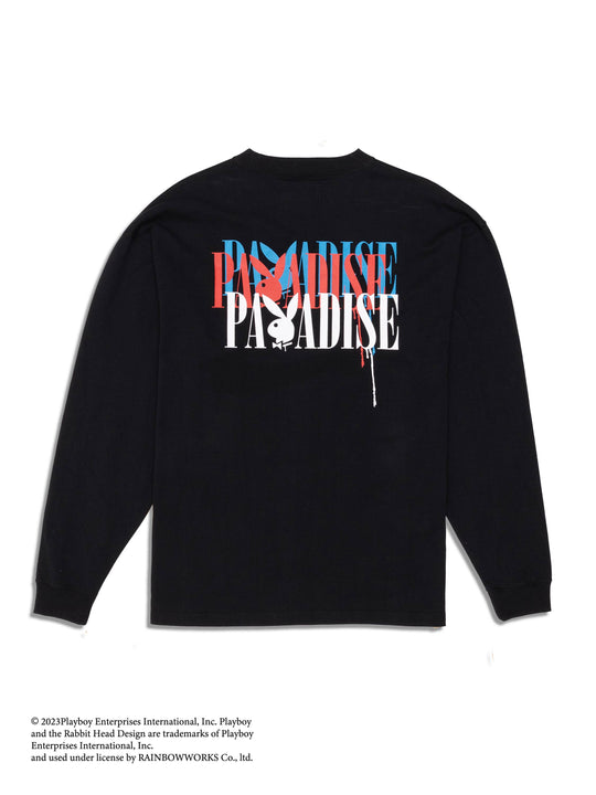 PLAYBOY AND CHILL LONG SLEEVE BLACK – TAIN DOUBLEPUSH
