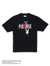 PLAYBOY AND CHILL SHORT SLEEVE T-SHIRTS BLACK